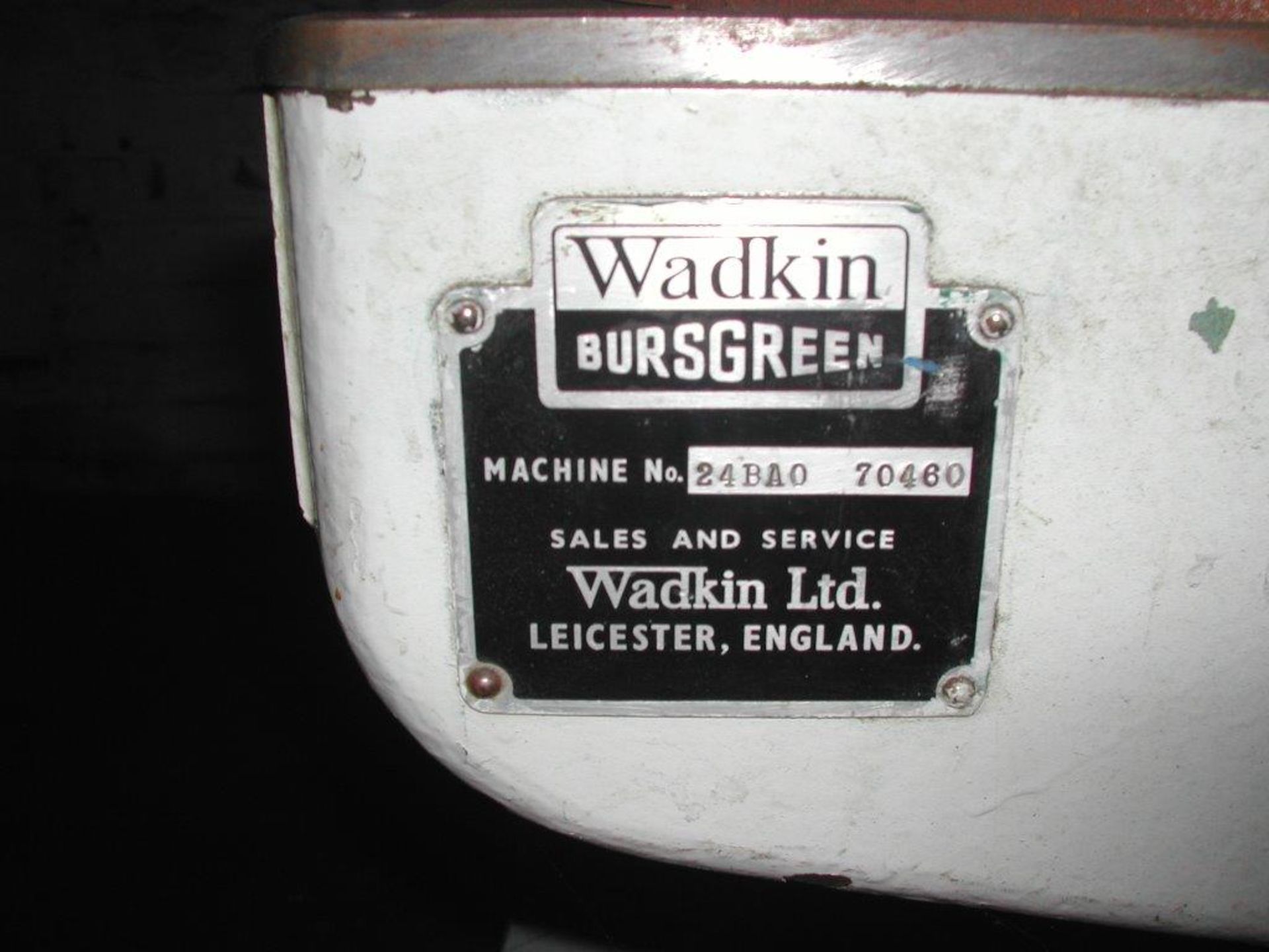 * Wadkin Bursgreen Planer/Thicknesser A Wadkin Bursgreen Type 24BAO Planer Thicknesser. Please note - Image 2 of 5