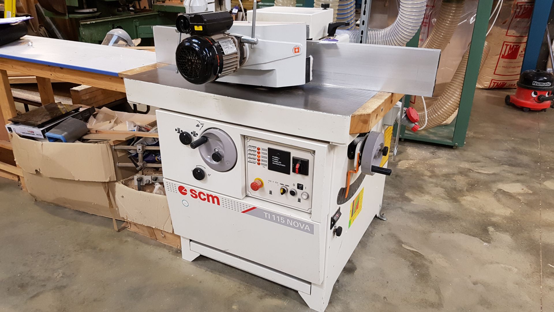 *SCM Ti 115 Nova Spindle Moulder. An SCM Model Ti 115 Nova Spindle Moulder with Steff 2034 Power - Image 2 of 7