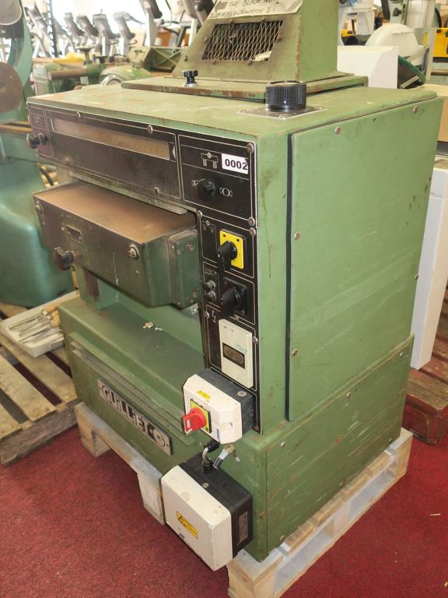* A Guiliet 500mm Wide Thickneser S/N C0002V1291 3PH YOM 1990. Please note there is a £10 Plus VAT - Image 3 of 5