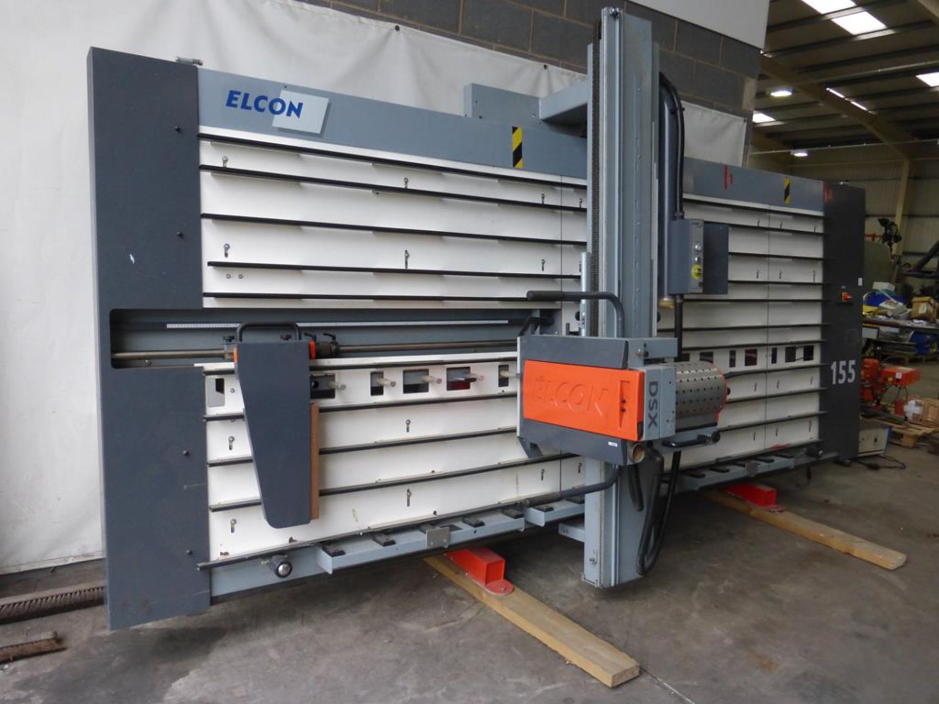 * An Elcon 155 DSX Vertical Panel Saw S/N 311244 YOM 2003 3PH. Please note this lot is Buyer to - Image 2 of 6