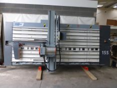 * An Elcon 155 DSX Vertical Panel Saw S/N 311244 YOM 2003 3PH. Please note this lot is Buyer to