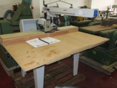 * A Stromab RS60 240V Radial Arm Saw S/N 231459 3PH YOM 2004. Please note there is a £10 Plus VAT