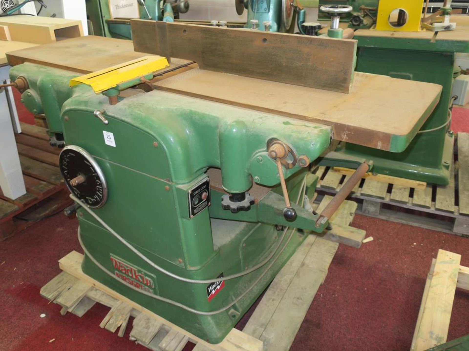 * Wadkin Bursgreen ZT3 S/N 8WM 650902 18'' Planer Thicknessor 3PH. Please note there is a £10 Plus