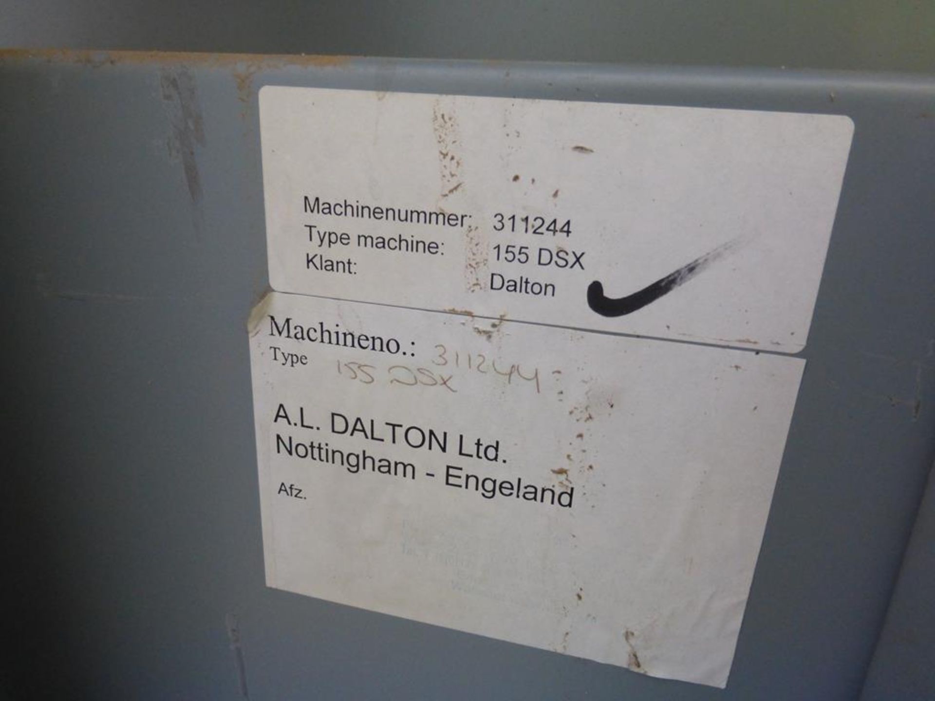 * An Elcon 155 DSX Vertical Panel Saw S/N 311244 YOM 2003 3PH. Please note this lot is Buyer to - Image 5 of 6