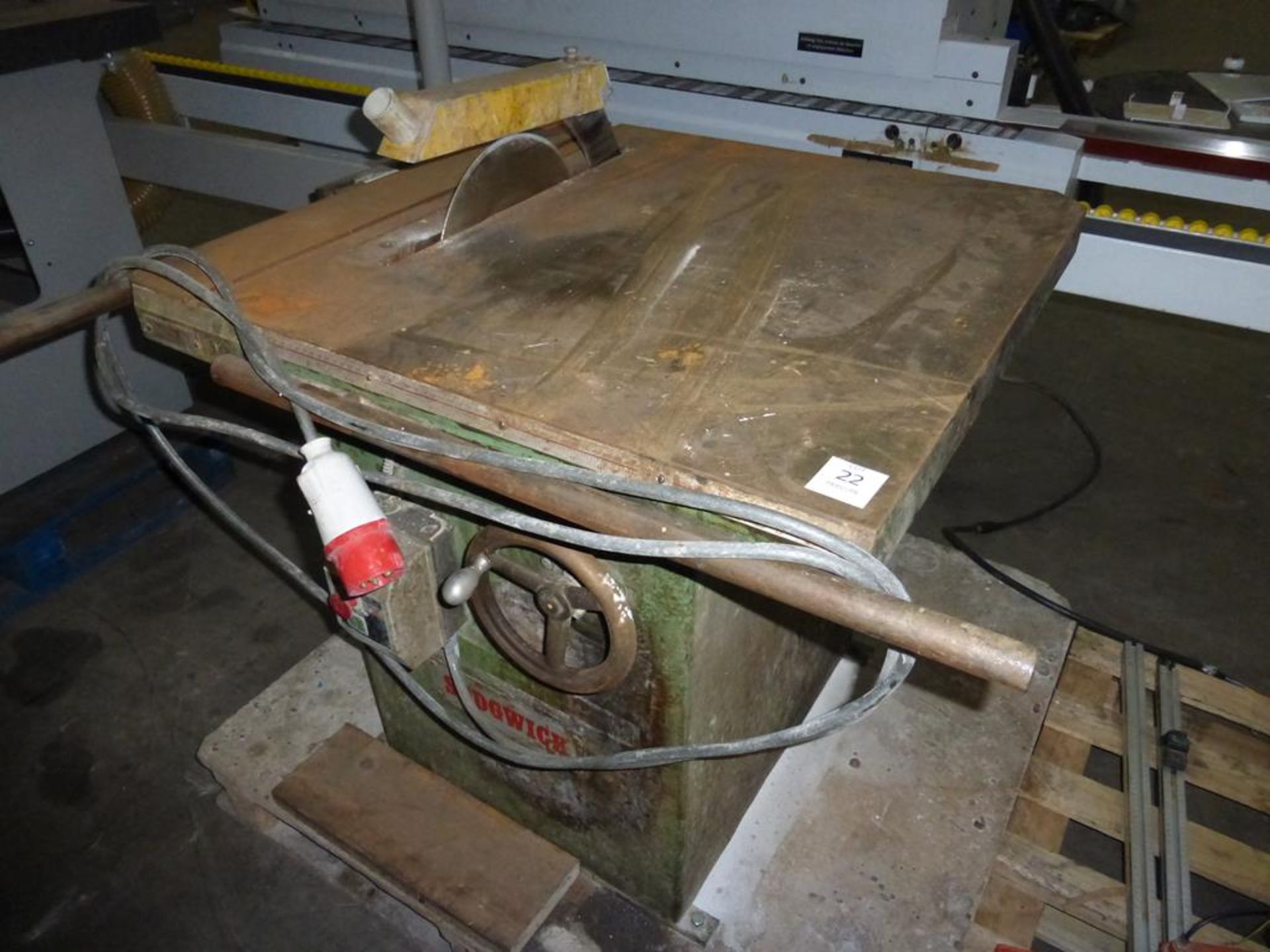 * Sedgwick Rise and Fall Table Saw 3PH - Image 2 of 2