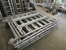 Larger Tower Scaffold with 4 Walk Boards and large