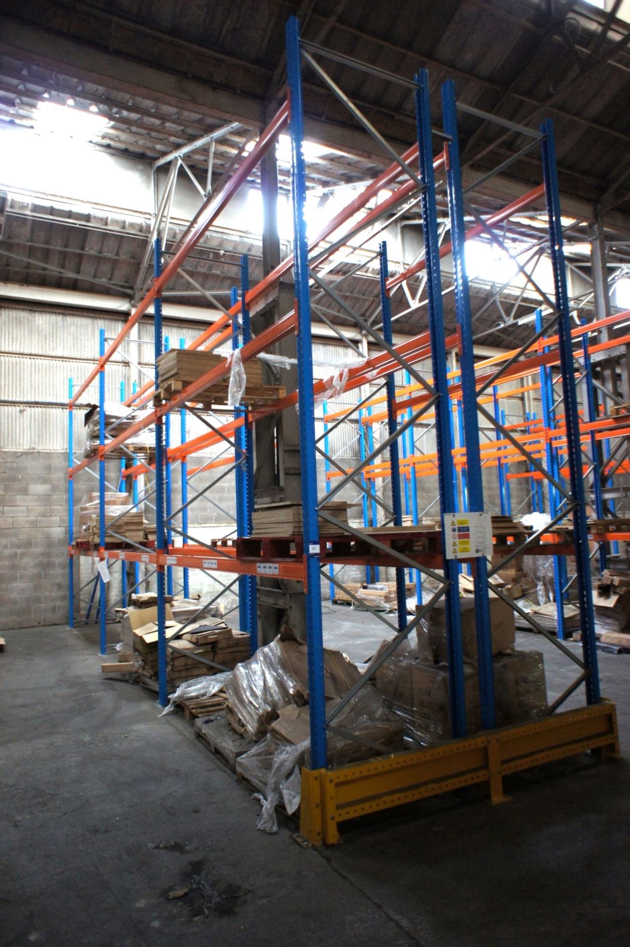 * 6 Bays H Slow 12 Pallet Racking comprising 9 x 5000mm uprights, 24 x 3300mm cross beams and 12 x - Image 4 of 4