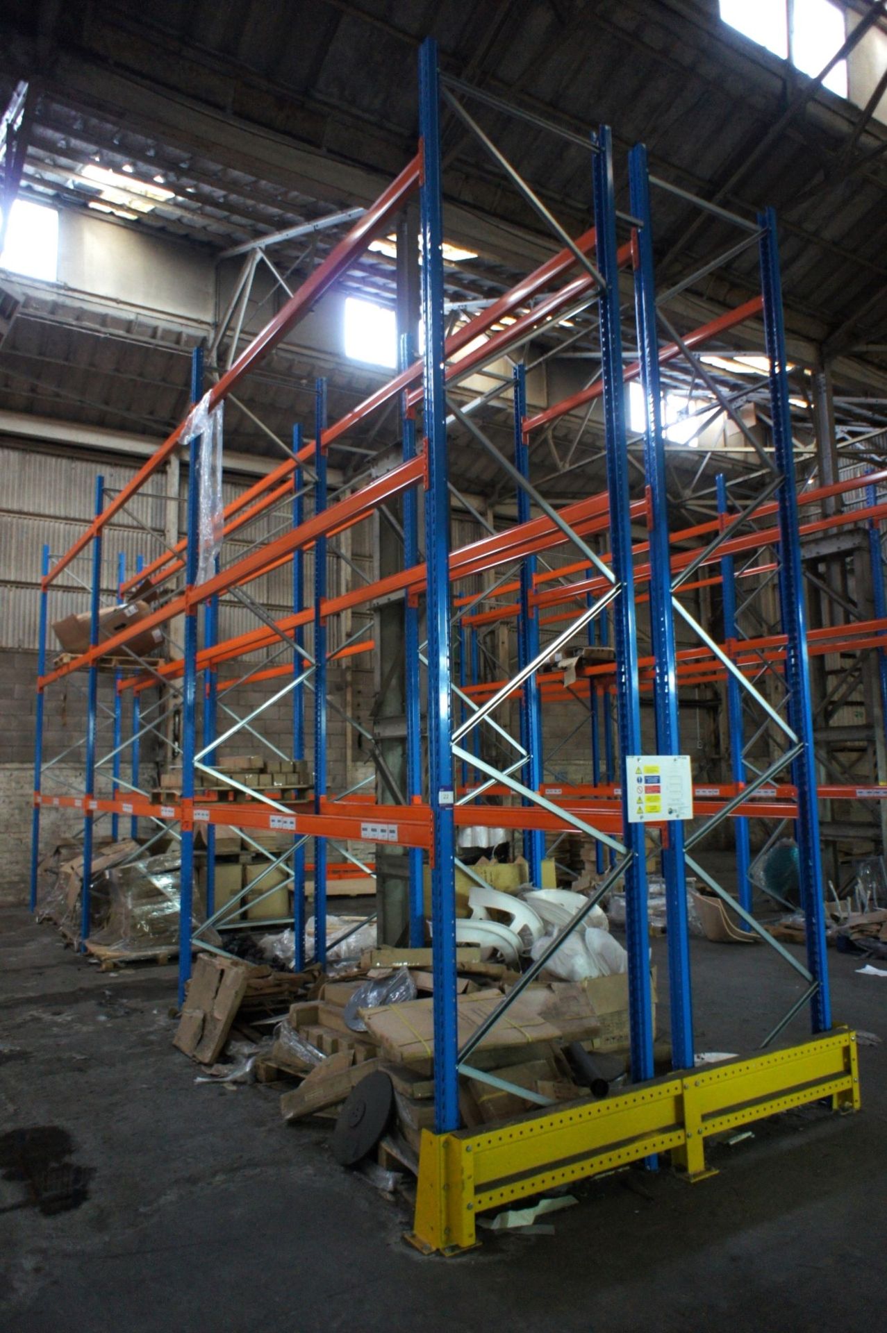 * 6 Bays H Slow 12 Pallet Racking comprising 9 x 5000mm uprights, 24 x 3300mm cross beams and 12 x - Image 4 of 4