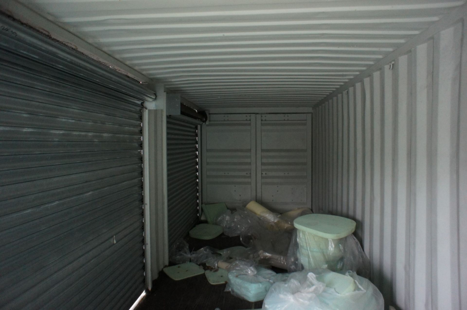 * 40 ft Storage Container Unit with 4 side opening roller shutters (single compartment). Please note - Image 5 of 5