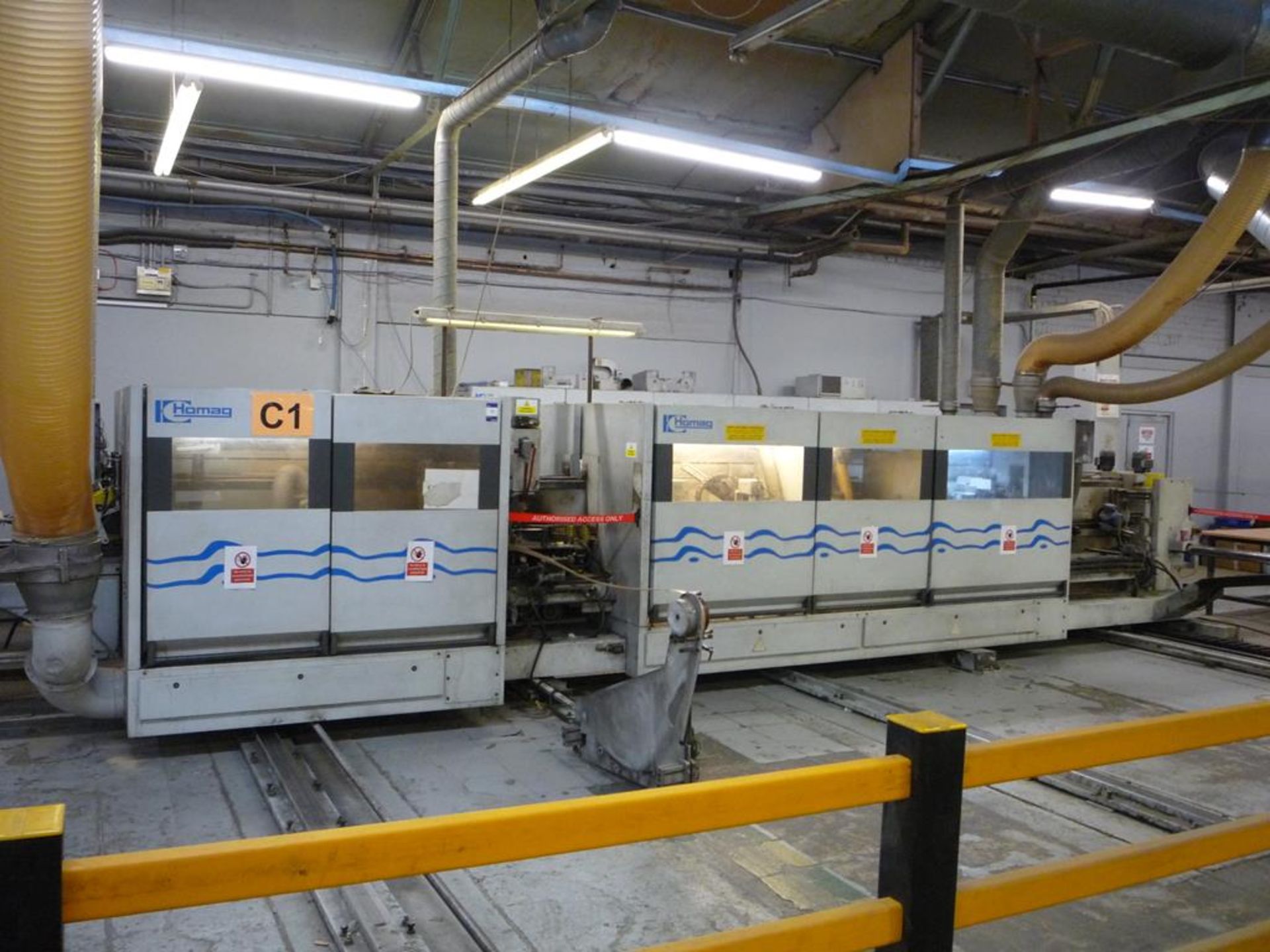 * Homag KF 20/16/QA/30 serial No 0-202-03-4287 Double Sided Edgebander YOM 1998. Please note there - Image 5 of 22