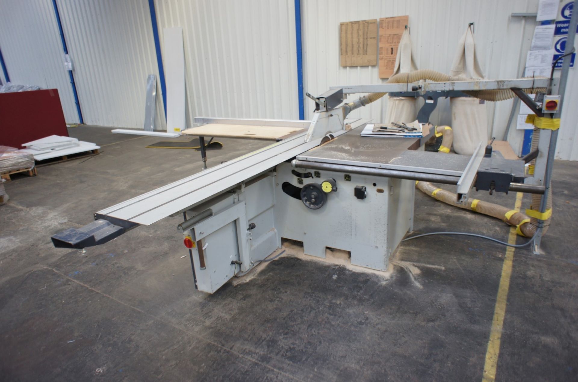 * Robland Z320 Wood Panel Saw with SIP Ltd 3PH double bag dust collector (dust bag 240V). Please - Image 5 of 10