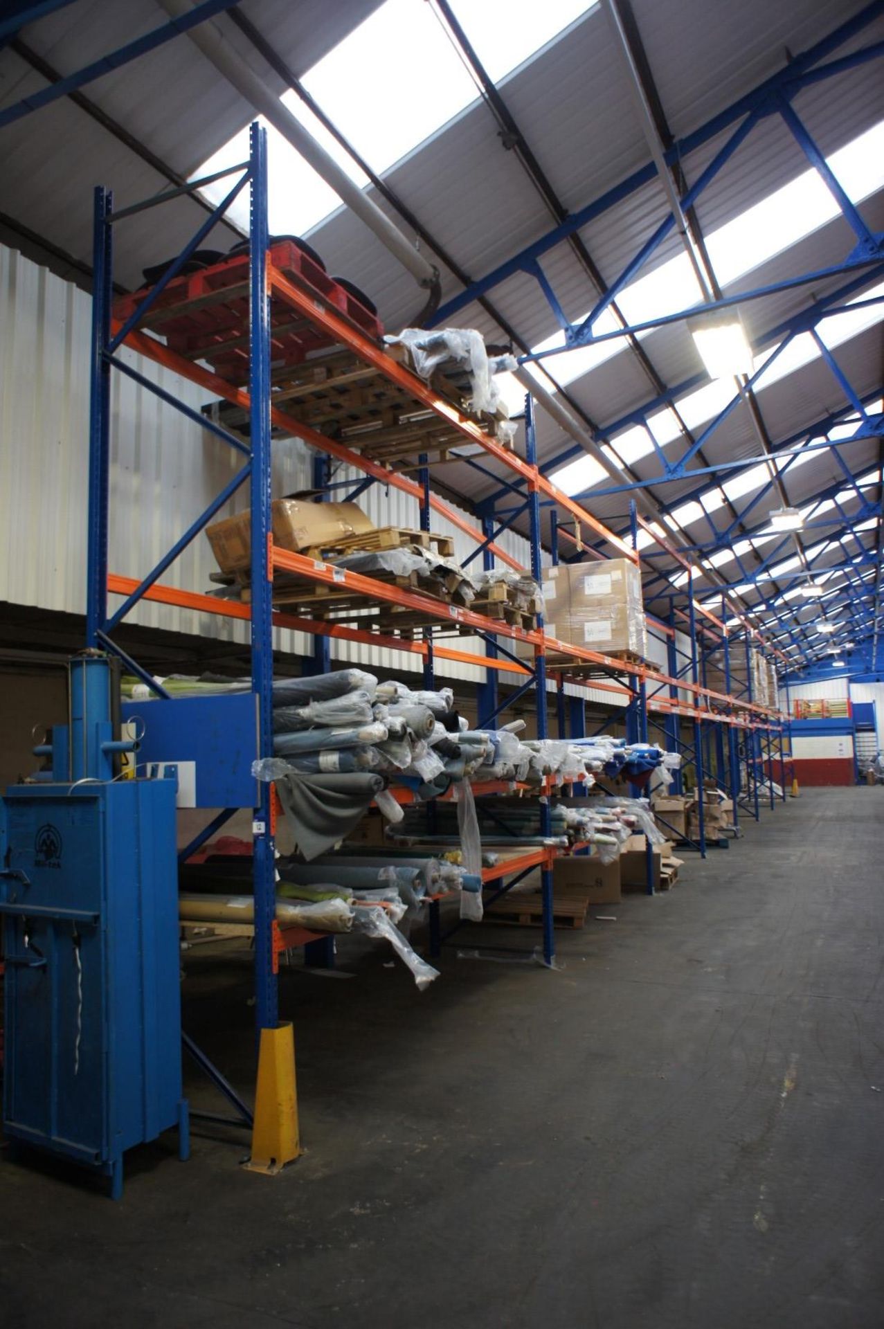 * 8 Bays Stow Pallet Racking comprising 8 upright end sections approx 5000mm high and 48 x 3700mm - Image 3 of 3