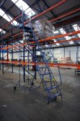 * Mobile 13 tread warehouse steps. Located at site 2