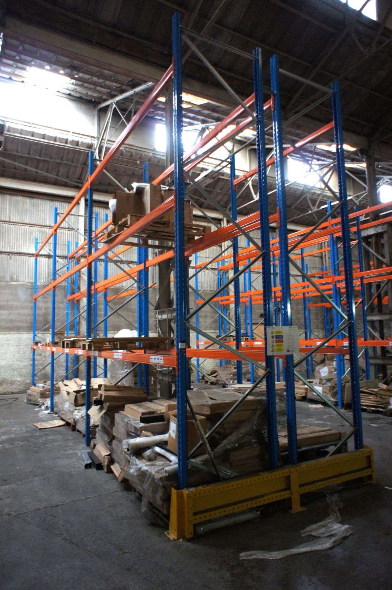 * 6 Bays H Slow 12 Pallet Racking comprising 9 x 5000mm uprights, 24 x 3300mm cross beams and 12 x - Image 4 of 4