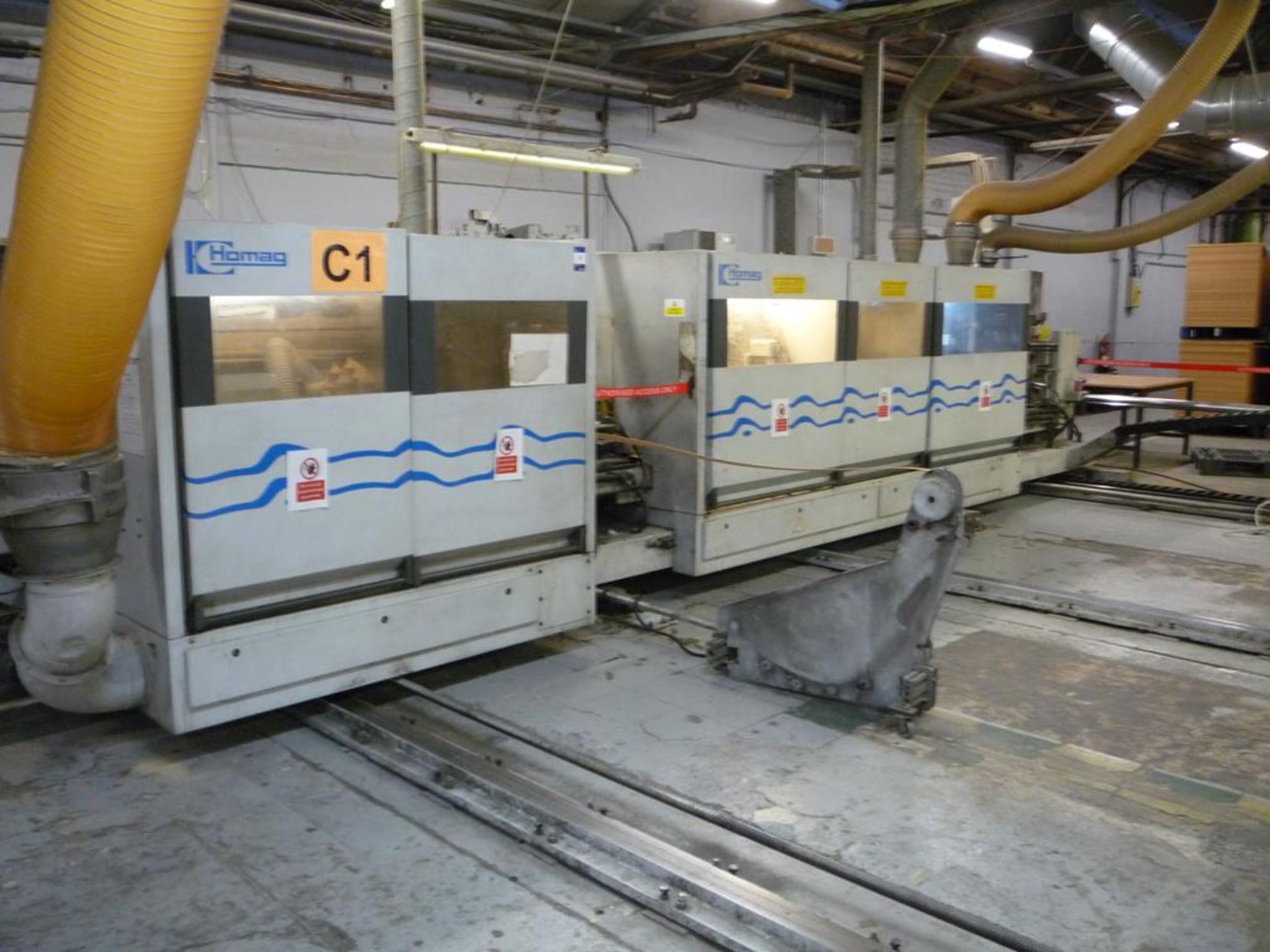 * Homag KF 20/16/QA/30 serial No 0-202-03-4287 Double Sided Edgebander YOM 1998. Please note there - Image 2 of 22