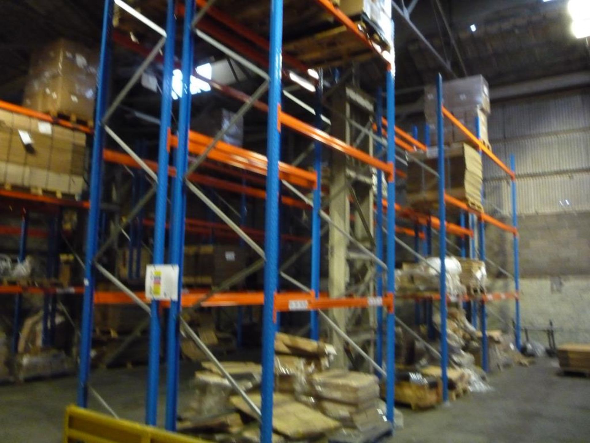 * 6 Bays H Slow 12 Pallet Racking comprising 9 x 5000mm uprights, 24 x 3300mm cross beams and 12 x - Image 2 of 4