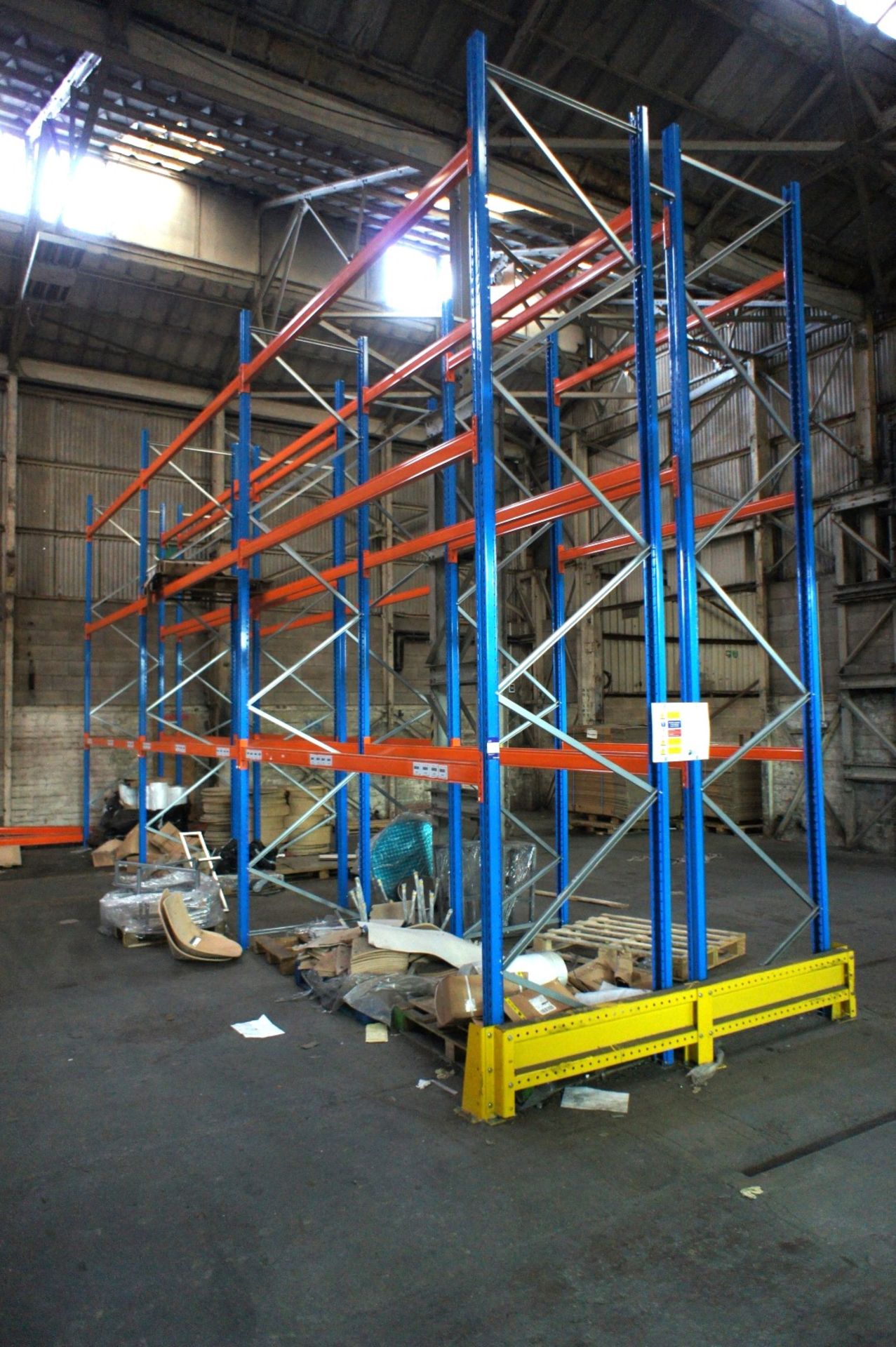 * 6 Bays H Slow 12 Pallet Racking comprising 9 x 5000mm uprights, 24 x 3300mm cross beams and 12 x - Image 4 of 4