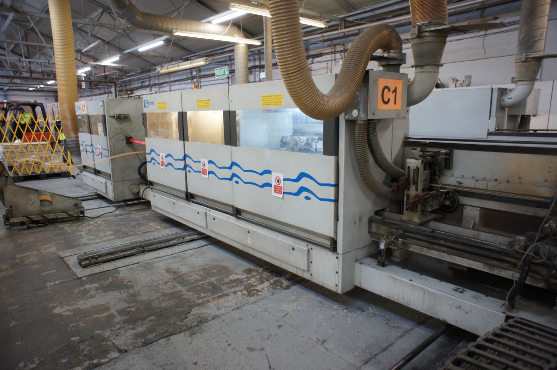 * Homag KF 20/16/QA/30 serial No 0-202-03-4287 Double Sided Edgebander YOM 1998. Please note there - Image 8 of 22