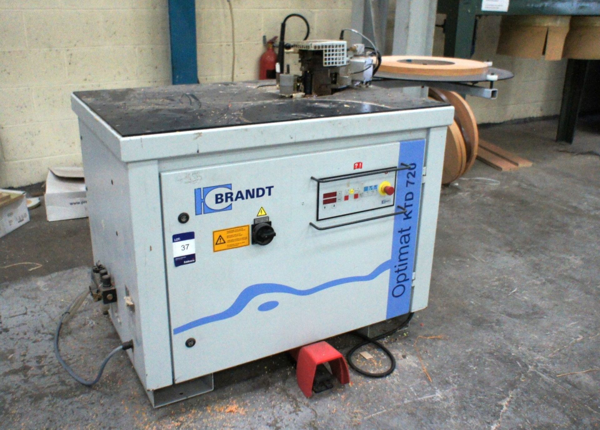 * Brandt Optimat OKTD720 serial No 0-260-20-1241 Profile Edging Machine YOM 2008. Please note