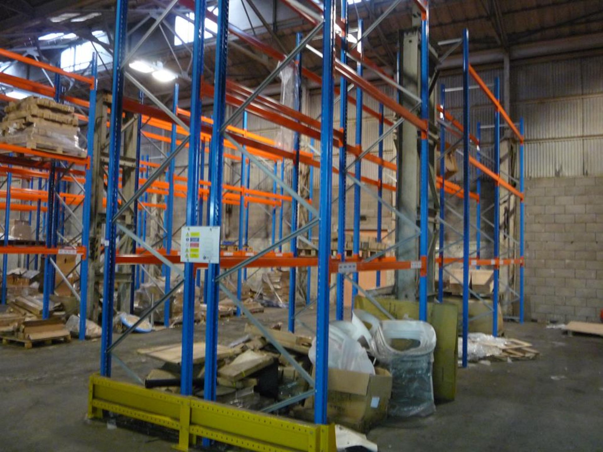 * 6 Bays H Slow 12 Pallet Racking comprising 9 x 5000mm uprights, 24 x 3300mm cross beams and 12 x - Image 2 of 4