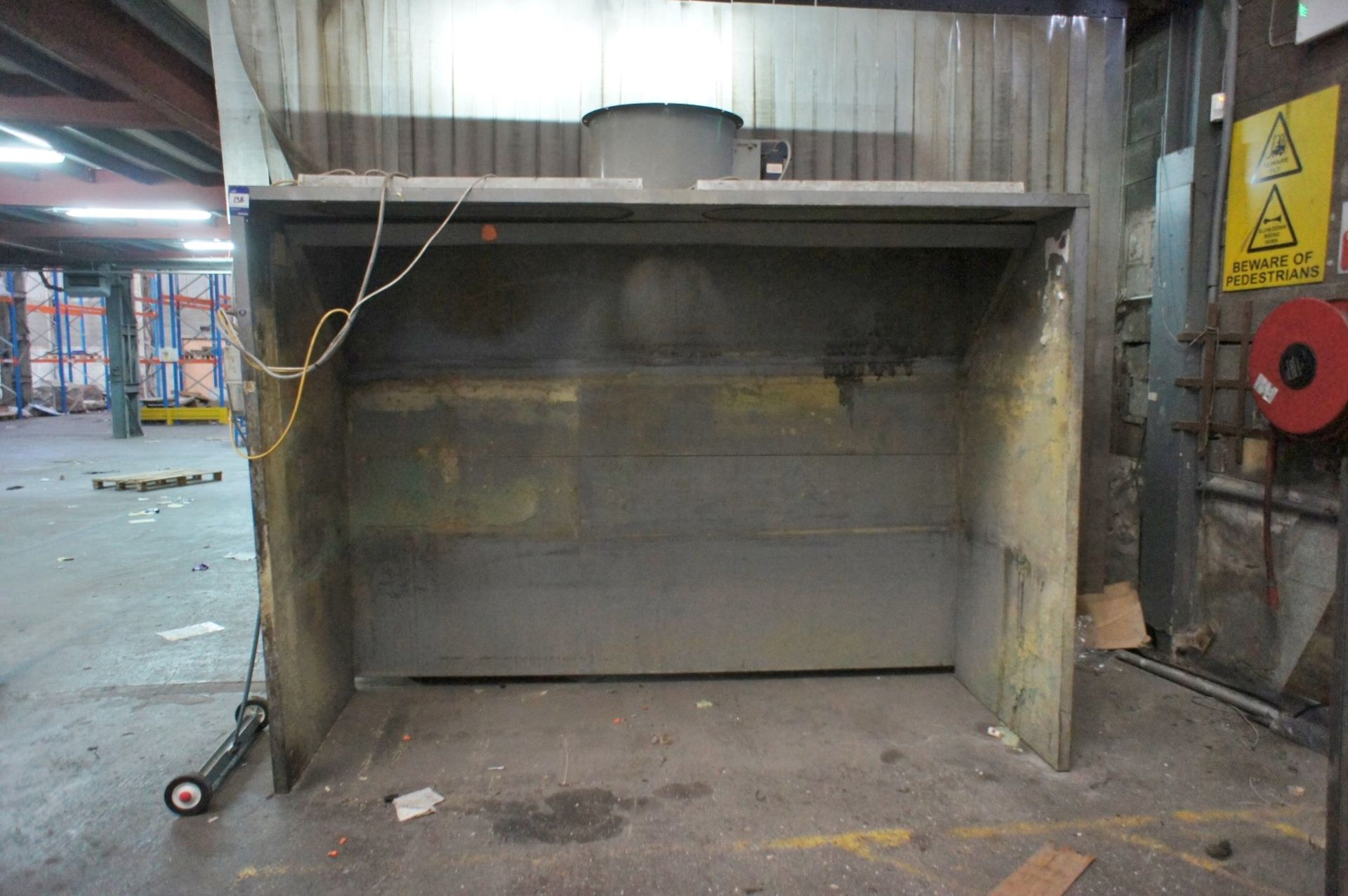 * Open Fronted Galvanised Extraction Booth approx. 3000mm x 2000mm. Located at site 2 - Image 3 of 3