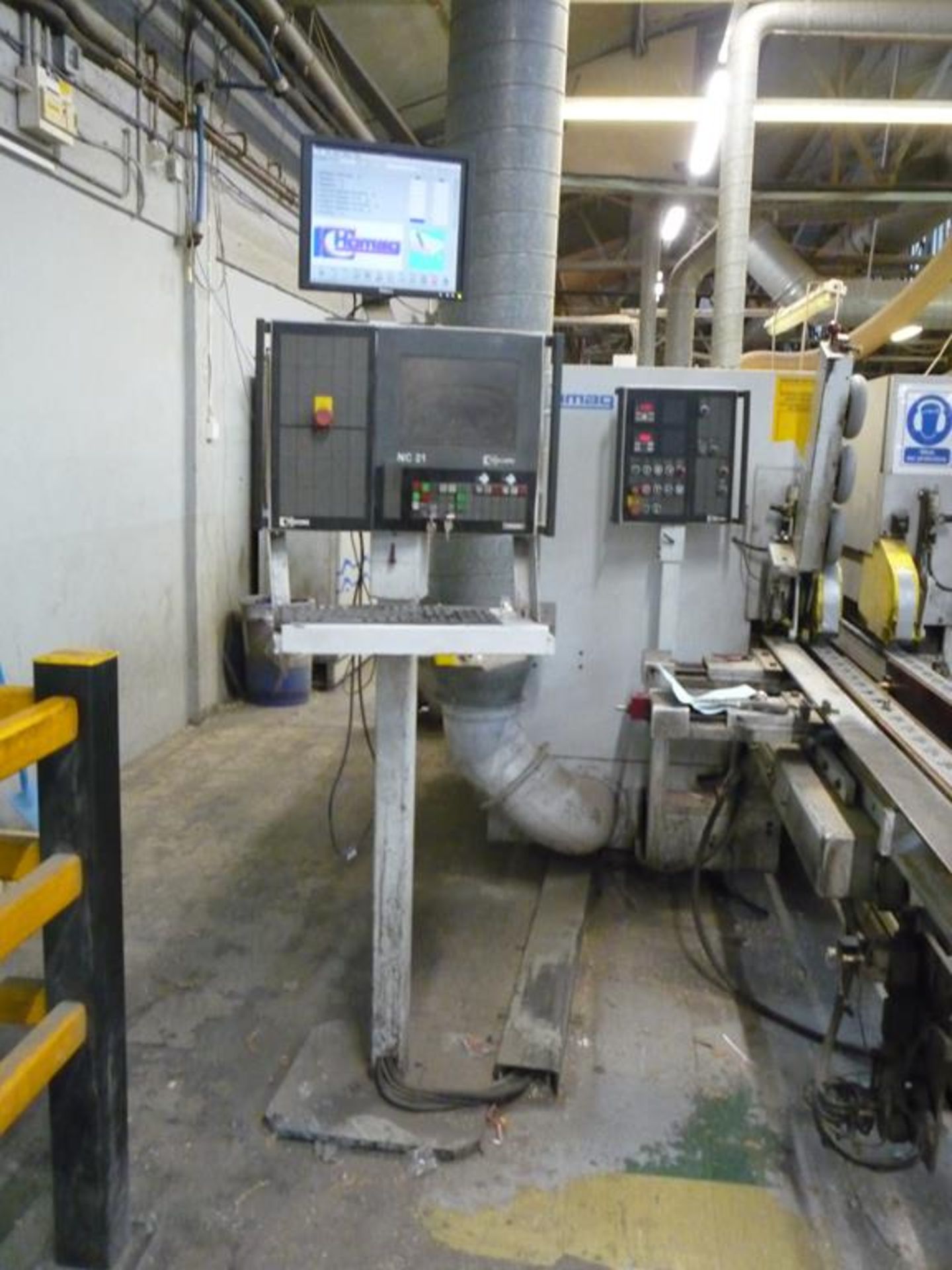 * Homag KF 20/16/QA/30 serial No 0-202-03-4287 Double Sided Edgebander YOM 1998. Please note there - Image 3 of 22