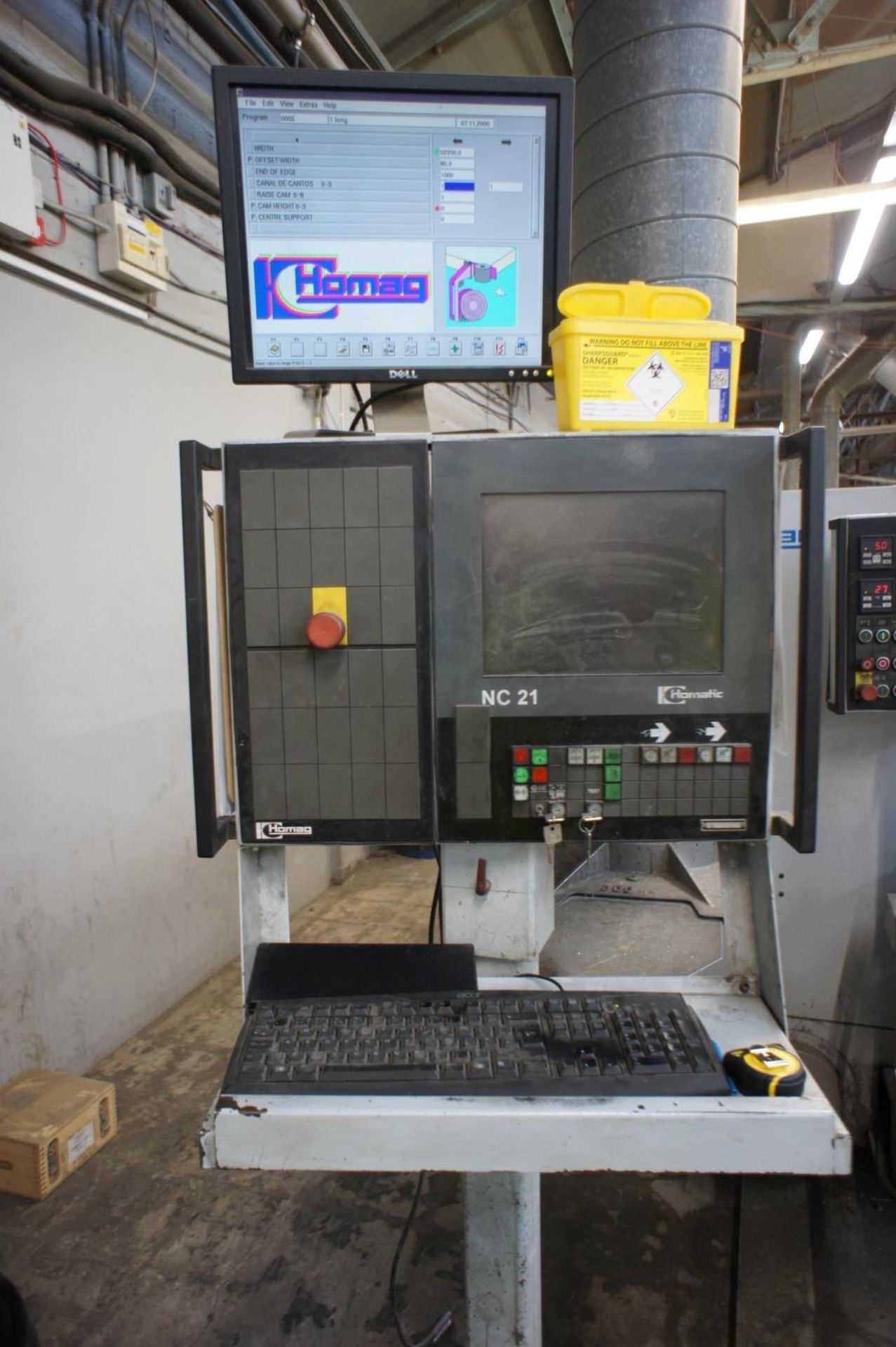 * Homag KF 20/16/QA/30 serial No 0-202-03-4287 Double Sided Edgebander YOM 1998. Please note there - Image 15 of 22