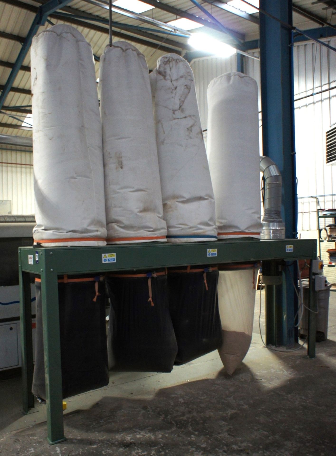 * Inventar Ltd Mk4 Four bag dust extractor. 3phase. Located at site 3