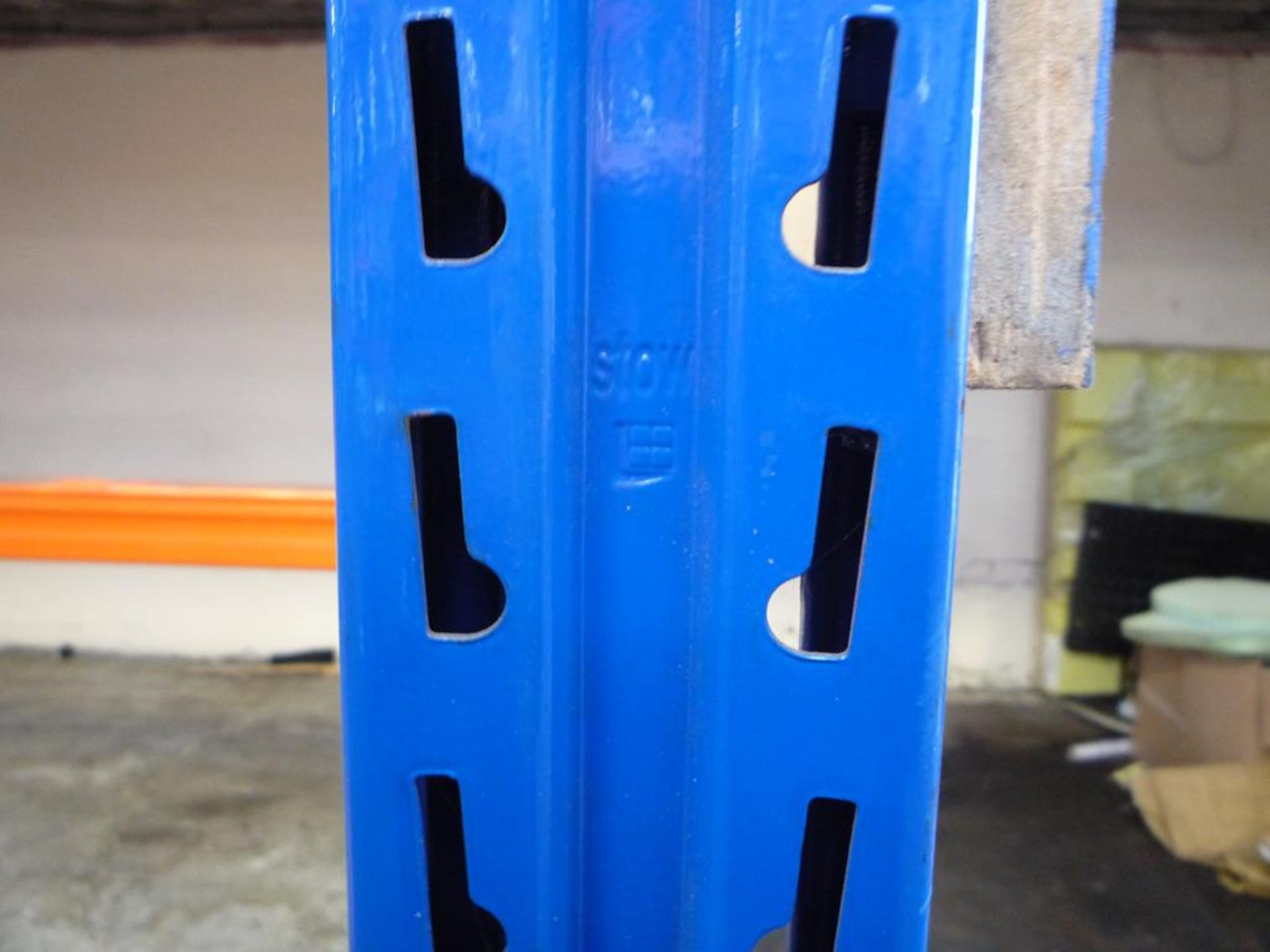 * 8 Bays Stow Pallet Racking comprising 8 upright end sections approx 5000mm high and 48 x 3700mm - Image 2 of 3