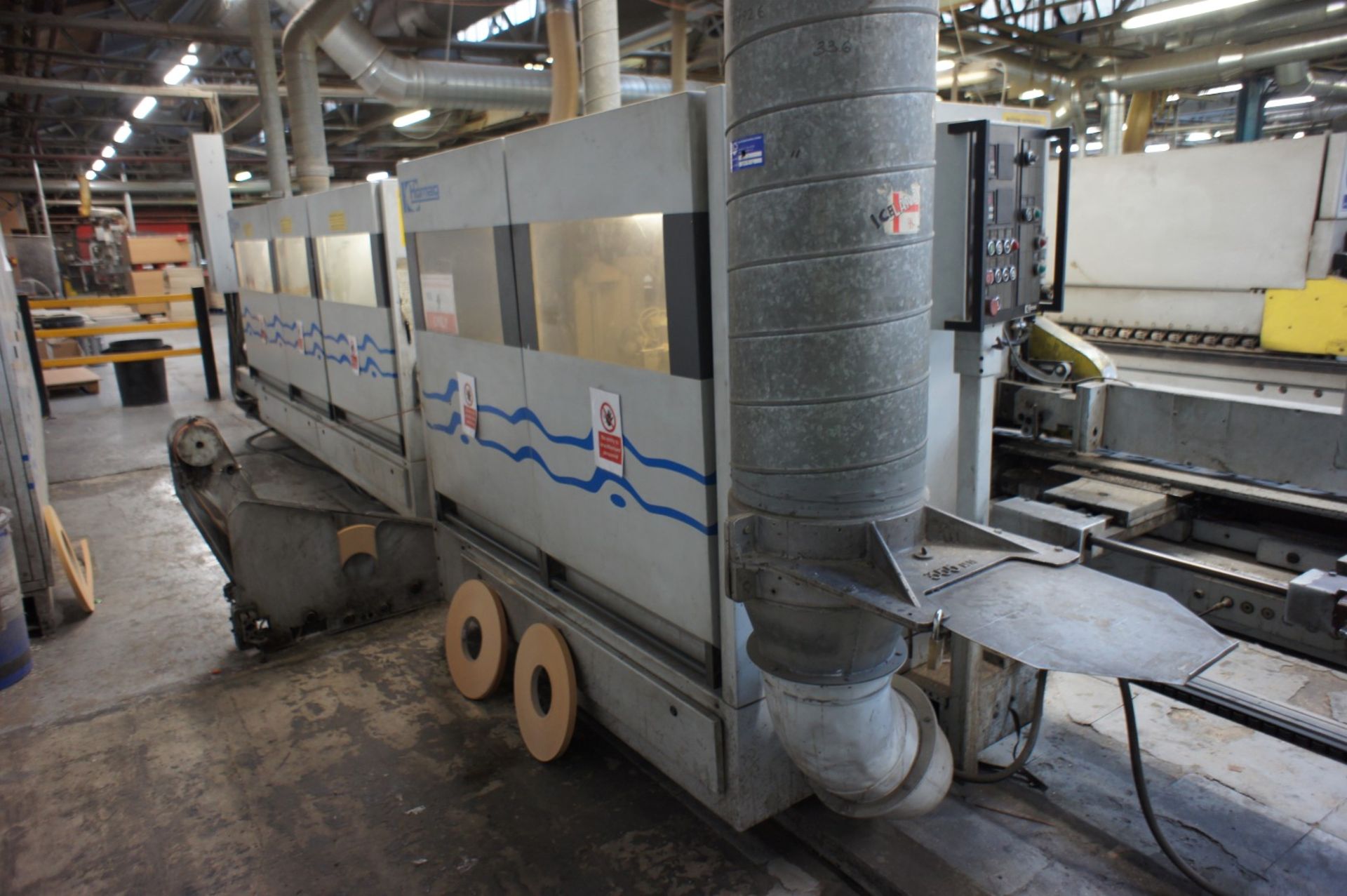 * Homag KF 20/16/QA/30 serial No 0-202-03-4287 Double Sided Edgebander YOM 1998. Please note there - Image 11 of 22