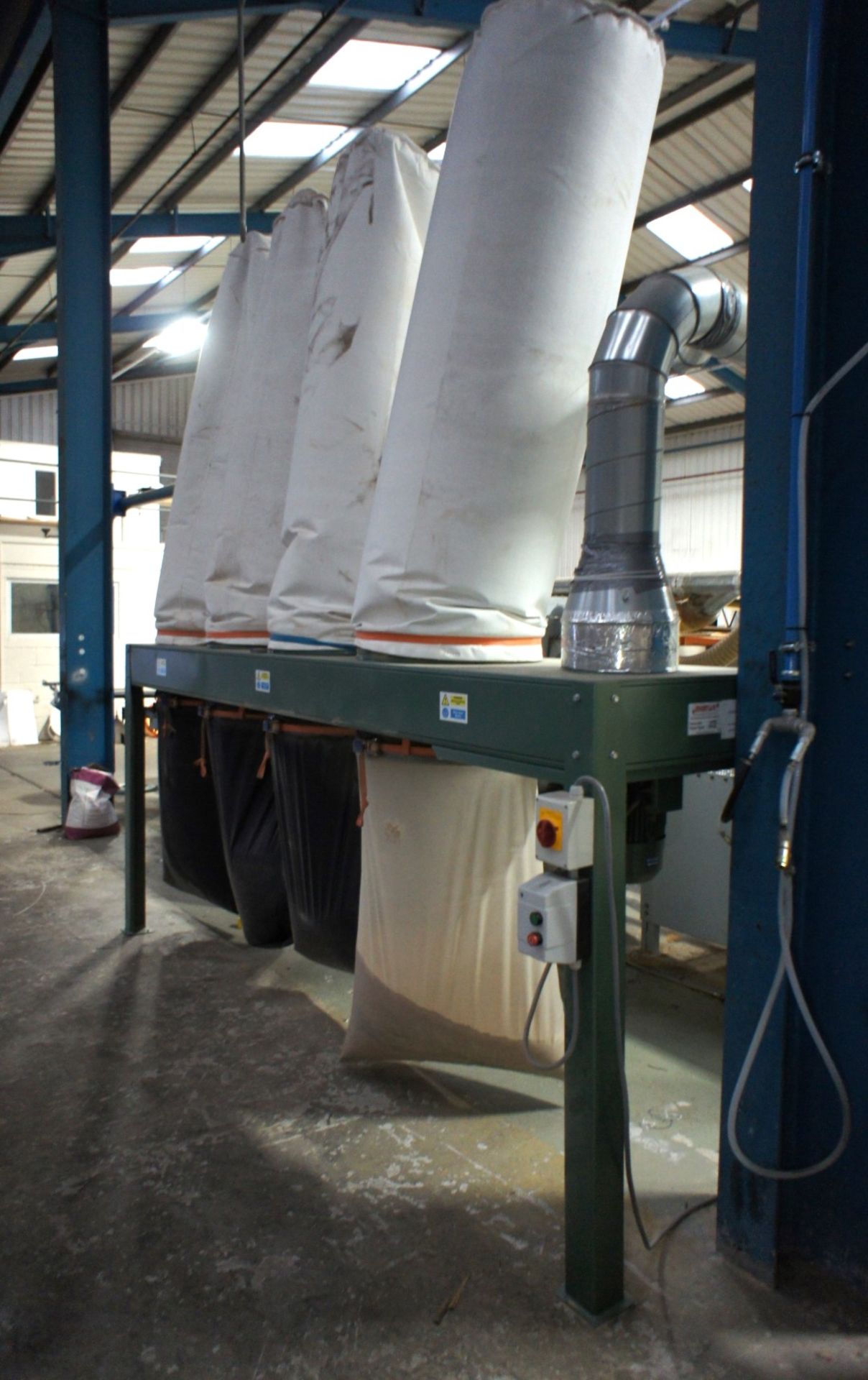 * Inventar Ltd Mk4 Four bag dust extractor. 3phase. Located at site 3 - Image 2 of 4