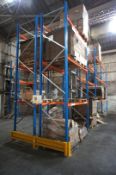 * 6 Bays comprising 10 x 5000mm uprights, 12 x 3300mm cross beams, 24 x 2300mm cross beams and