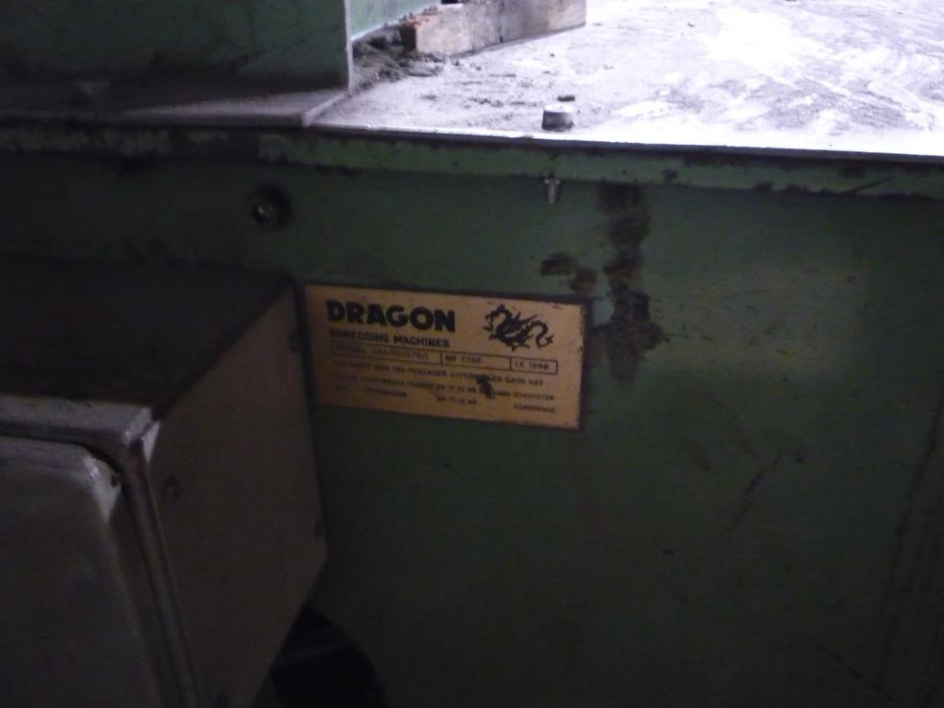 * Dragon model D80/110/270 Shredding Machine/Hogger with control panel; serial No 5398; YOM ? ( - Image 3 of 9