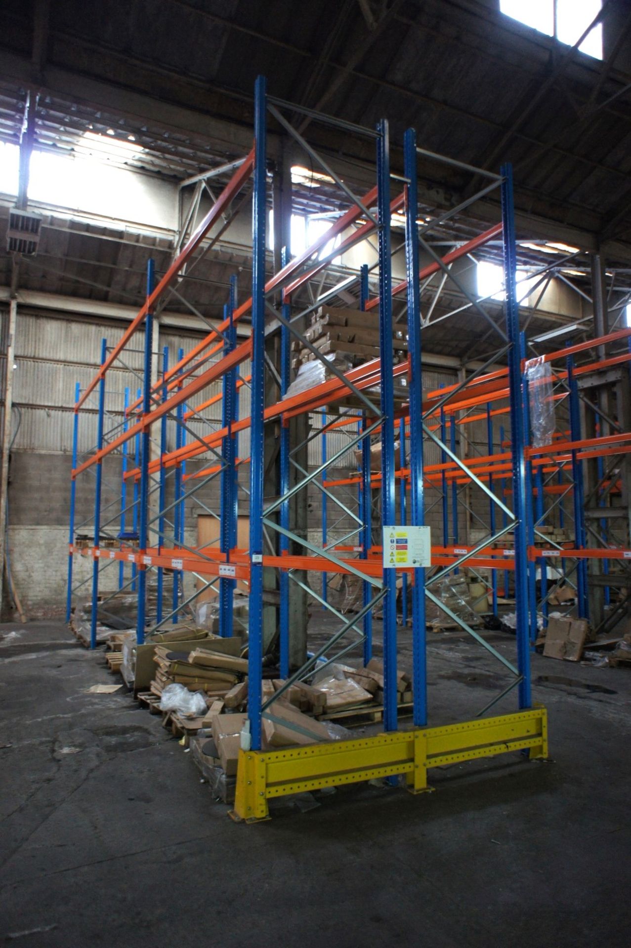 * 6 Bays H Slow 12 Pallet Racking comprising 9 x 5000mm uprights, 24 x 3300mm cross beams and 12 x - Image 4 of 4