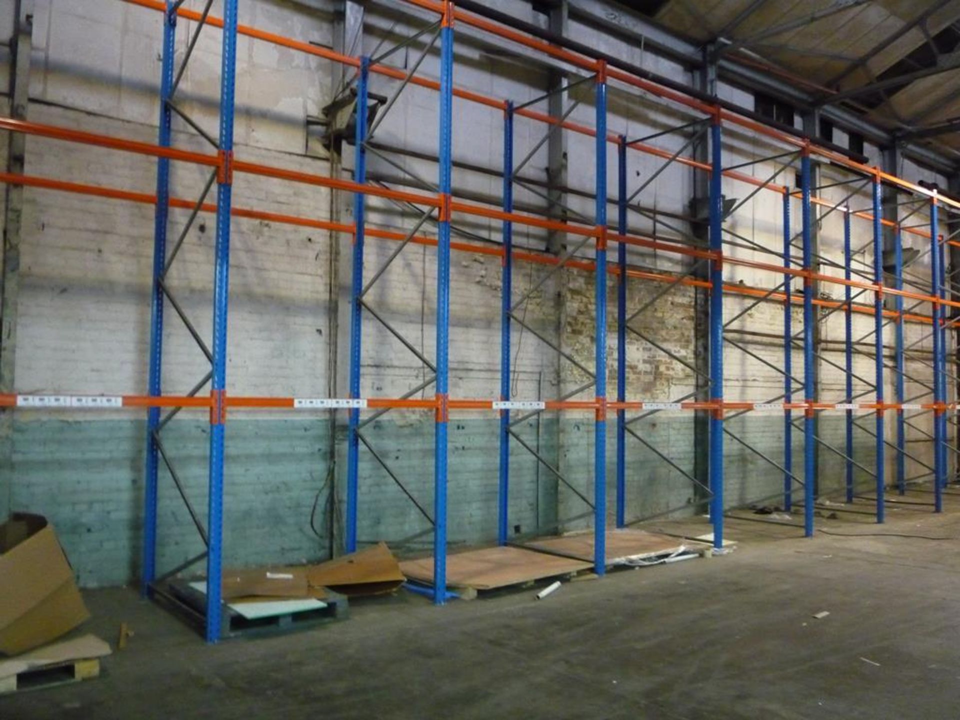 * 19 Bays H Slow 12 Pallet Racking comprising 20 x 5000mm uprights and 57 x 1800mm cross beams. - Image 2 of 5