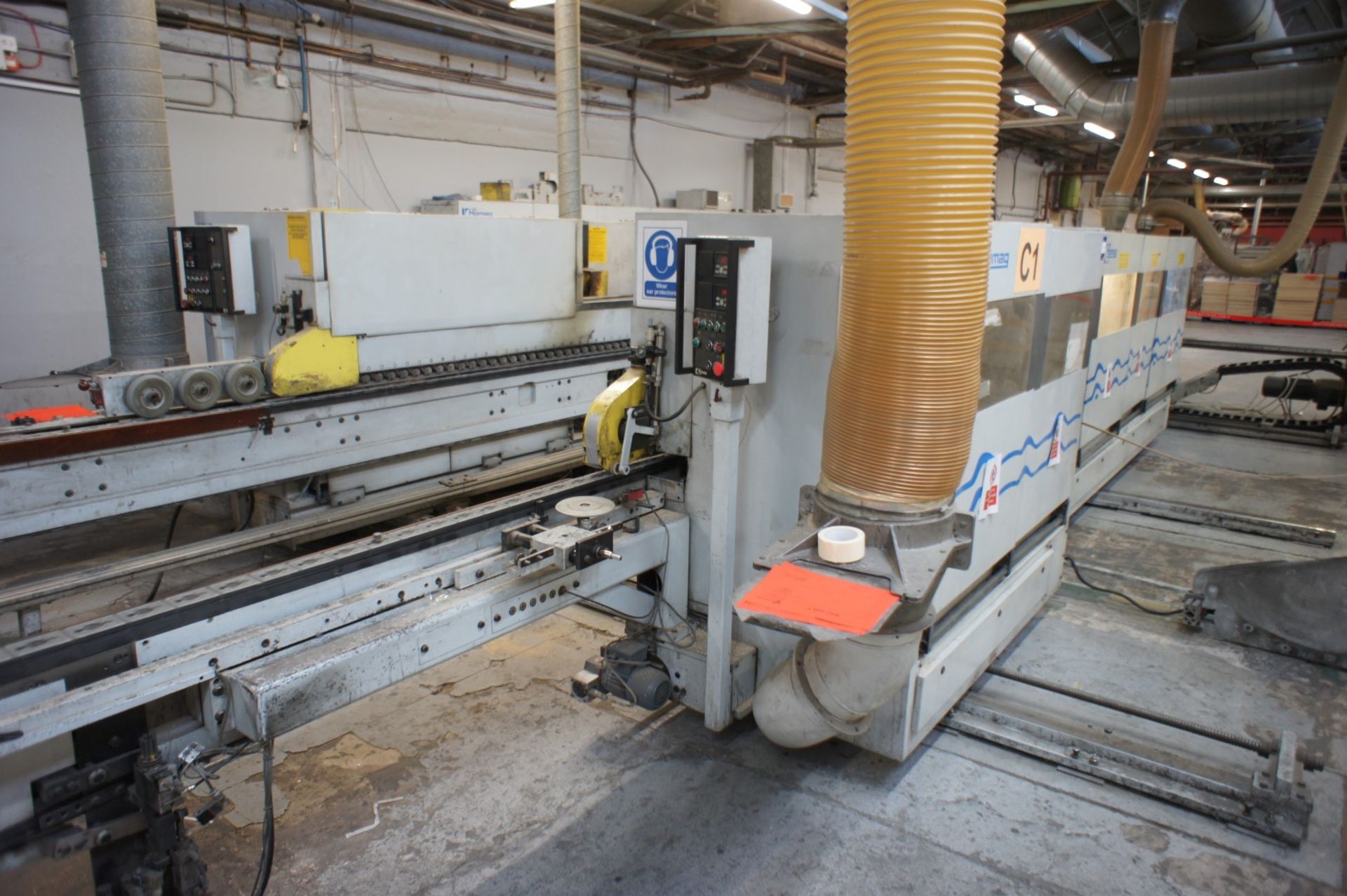 * Homag KF 20/16/QA/30 serial No 0-202-03-4287 Double Sided Edgebander YOM 1998. Please note there - Image 14 of 22