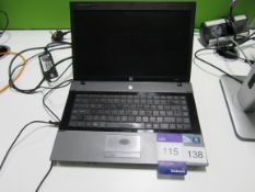 HP 620 Pentium Dual Core T4400 2.2GHz, 3GB RAM, 32BIT Windows 7, 448GB HDD, Laptop with charger