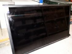Sharp model PNE602 60” LCD monitor, serial number 3200031X