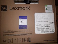 Lexmark model MS317DN monochrome laser printer, boxed new, serial number 45147PLM47NRL