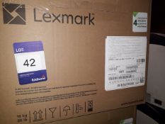 Lexmark model MS317DN monochrome laser printer, boxed new, serial number 45147PLM47NCV