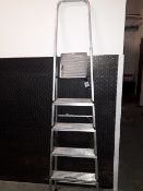 5 rung aluminium ladder