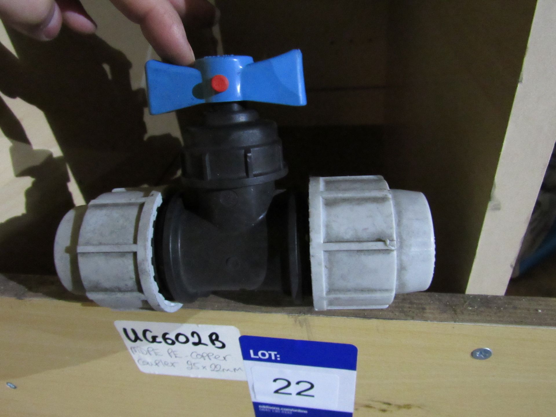 1 UG602B - Plasson 32mm Stop Tap - Image 2 of 2