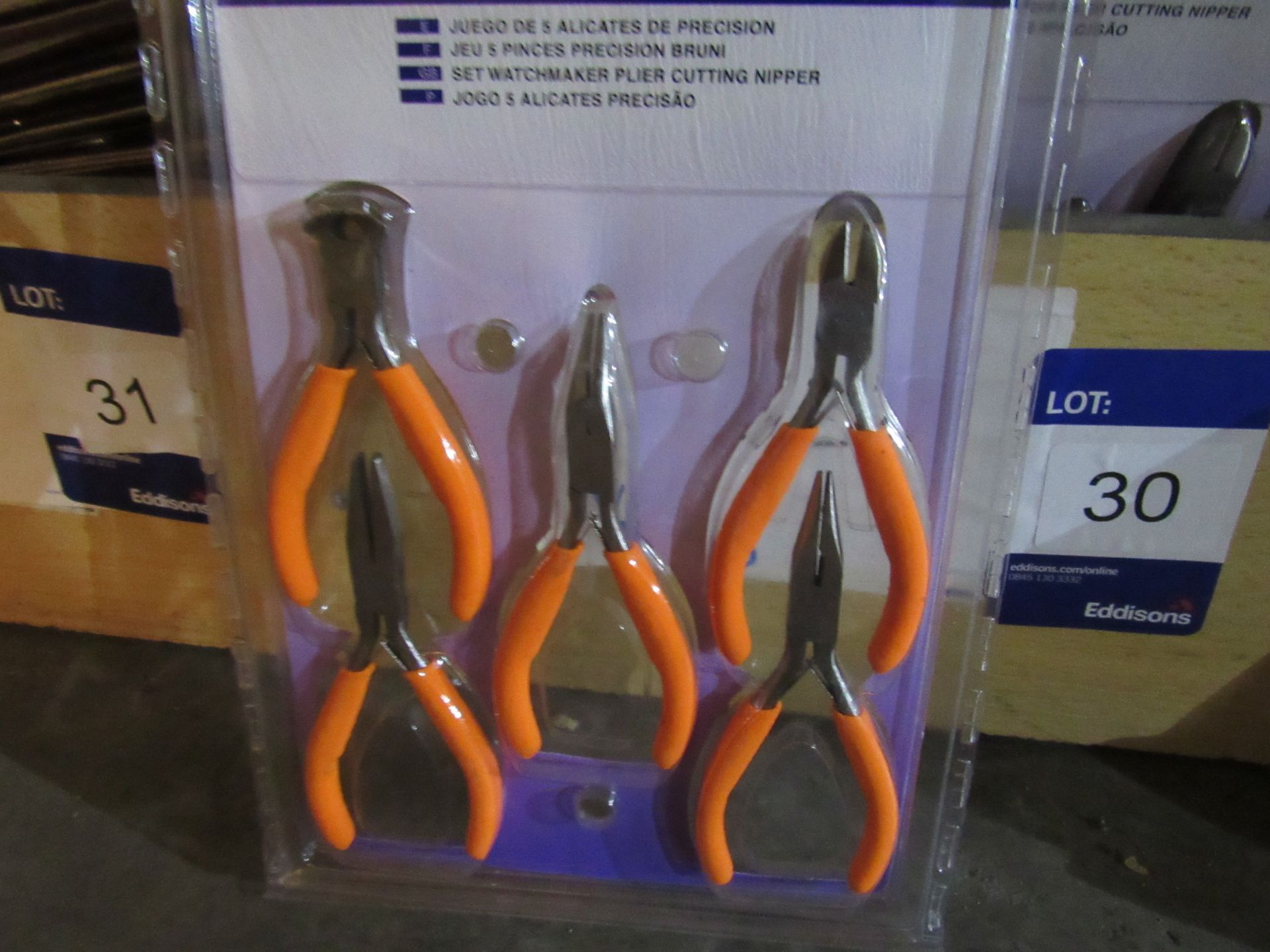 47 10022 MINI PLIERS SET - Orange - Image 3 of 3