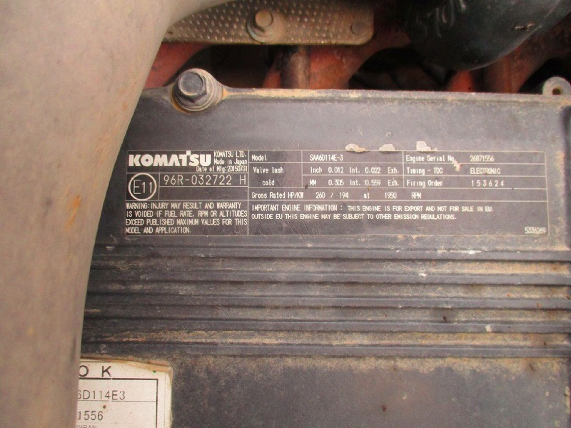 Komatsu PC390:C-8MO Tracked Excavator - Image 8 of 18