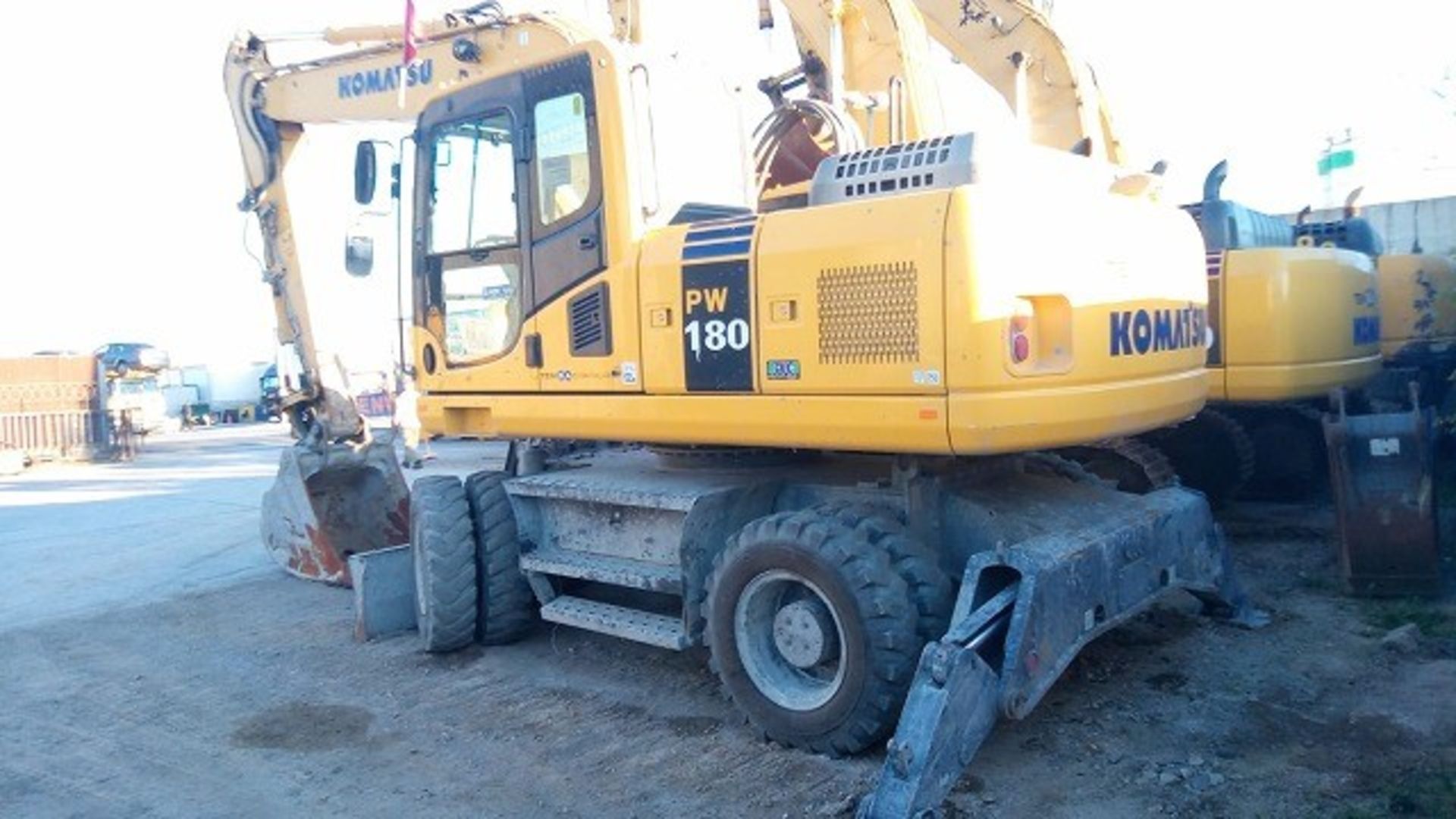 Komatsu PW180-7 Wheeled Excavator