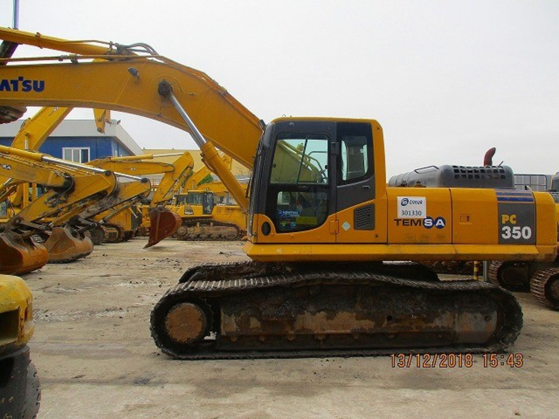 Komatsu PC350LC-8 Tracked Excavator - Image 7 of 23