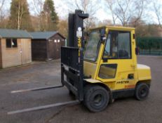 Hyster 3.00M XM Diesel forklift truck, Serial number D177B17910S, Year 1995, Hours 10154