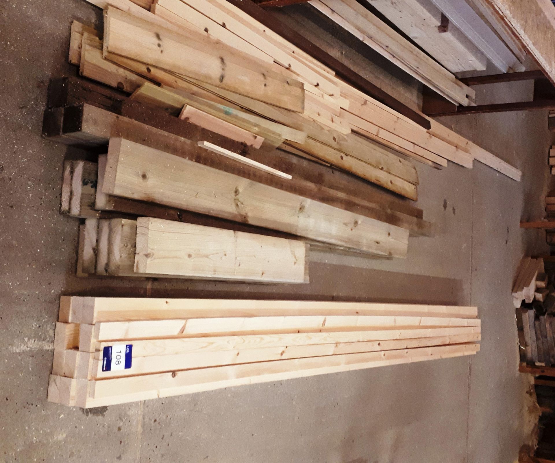 Assortment of clean wood