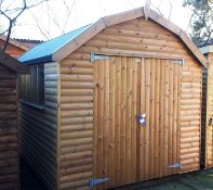 10ft x 8ft Dutch barn heavy duty shed. RRP £1,600. *Purchaser responsible for dismantling and