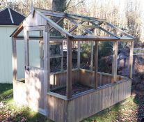 8ft x 6ft Unglazed greenhouse. *Purchaser responsible for dismantling and removal